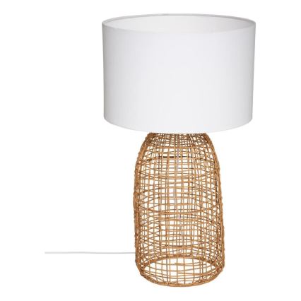 Atmosphera - Lámpara de mesa KARLA 1xE27/25W/230V ratán