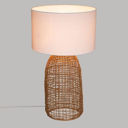 Atmosphera - Lámpara de mesa KARLA 1xE27/25W/230V ratán