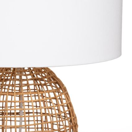 Atmosphera - Lámpara de mesa KARLA 1xE27/25W/230V ratán
