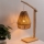 Atmosphera - Lámpara de mesa KARLA 1xE27/40W/230V bambú