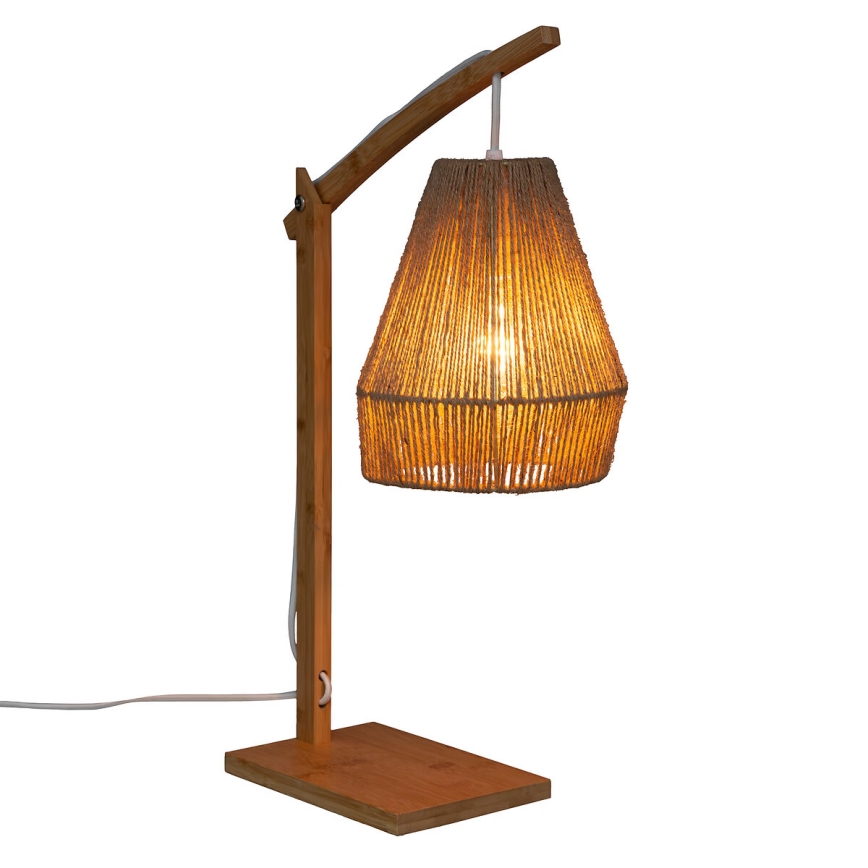 Atmosphera - Lámpara de mesa KARLA 1xE27/40W/230V bambú