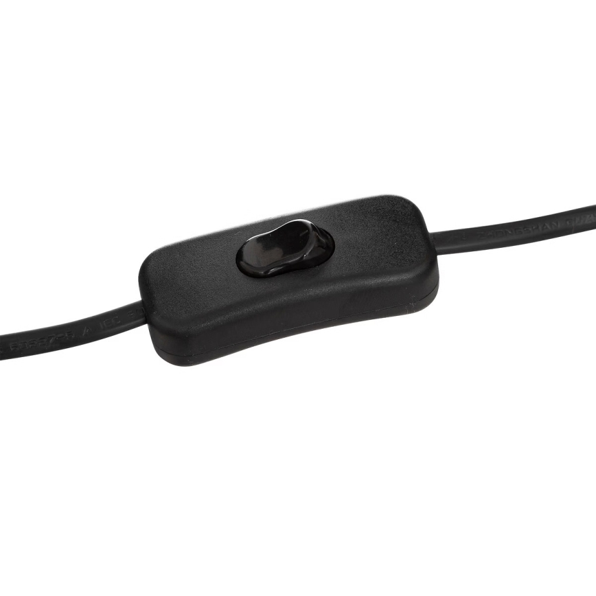 Atmosphera - Lámpara de mesa KOBY 1xE14/40W/230V Cáñamo/negro