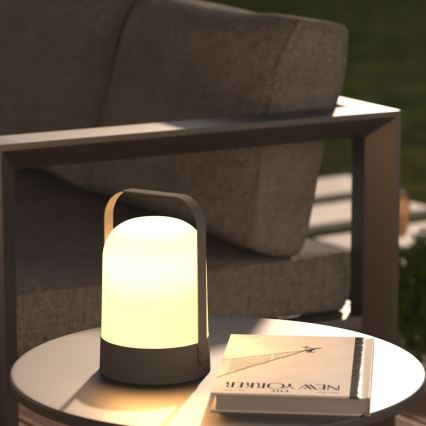 Atmosphera - Lámpara de mesa LED portátil de exterior JERTA LED/2xAA IP44