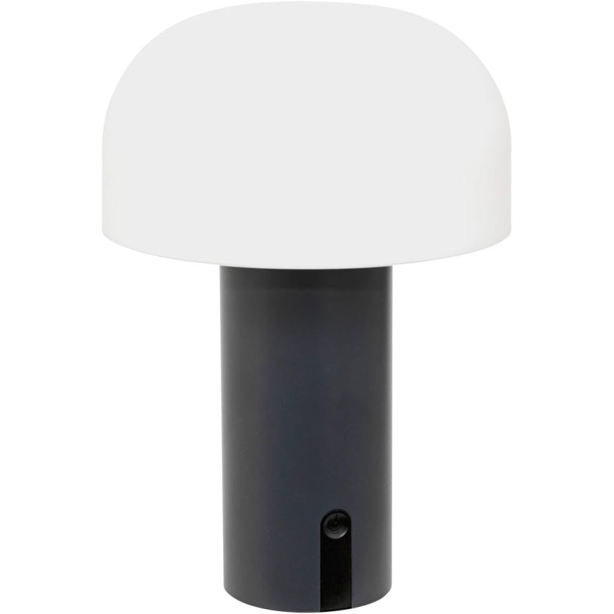Atmosphera - Lámpara de mesa LED recargable táctil para exterior JANY LED/3,7V 22 cm 2200 mAh IP44 negro
