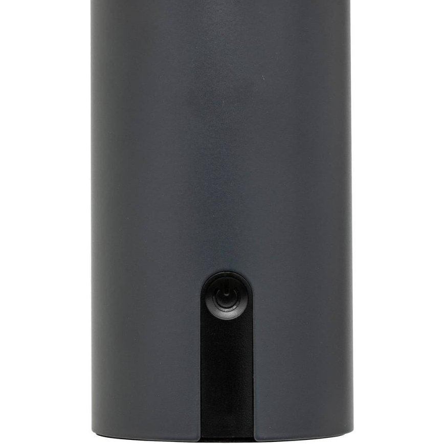 Atmosphera - Lámpara de mesa LED recargable táctil para exterior JANY LED/3,7V 22 cm 2200 mAh IP44 negro