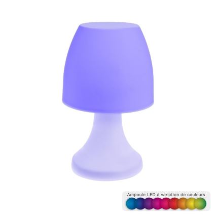 Atmosphera - Lámpara de mesa LED RGB para exteriores DOKK LED/3xAAA 19,5 cm IP44