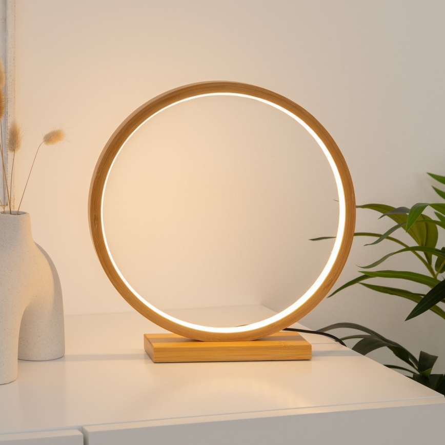 Atmosphera - Lámpara de mesa LED STELA LED/2,7W/230V bambú