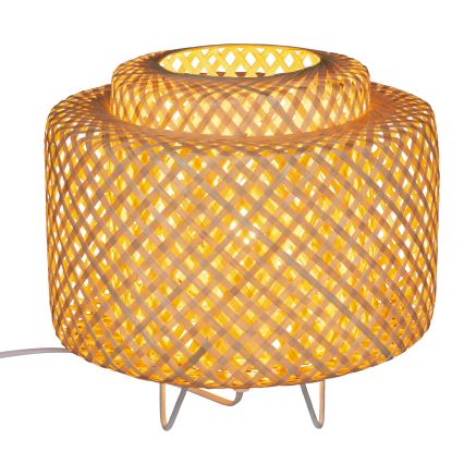 Atmosphera - Lámpara de mesa LIBY 1xE27/40W/230V bambú