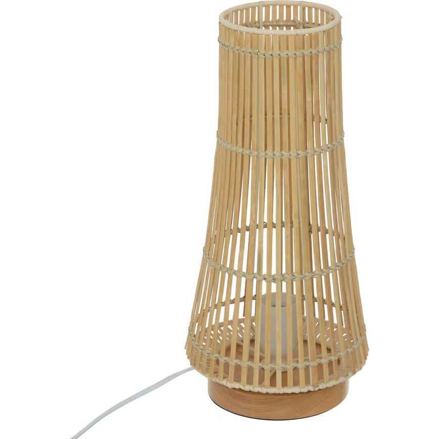 Atmosphera - Lámpara de mesa MAHE 1xE27/25W/230V bambú