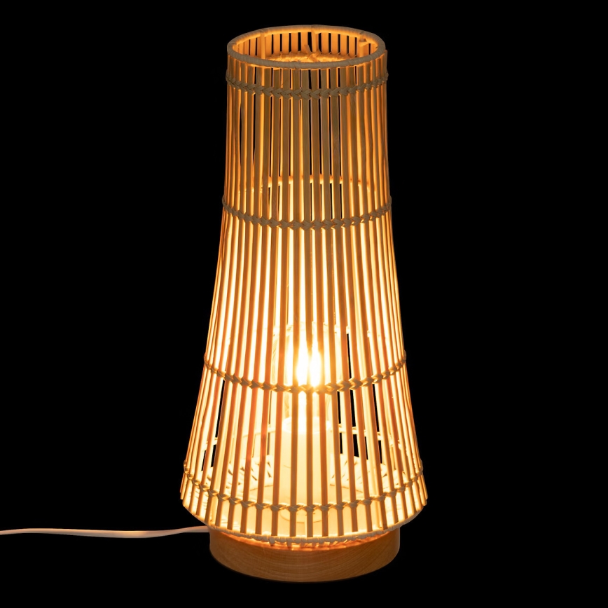 Atmosphera - Lámpara de mesa MAHE 1xE27/25W/230V bambú