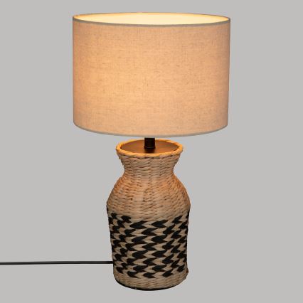 Atmosphera - Lámpara de mesa MENA 1xE27/40W/230V jacinto de agua