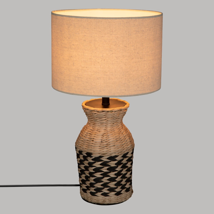 Atmosphera - Lámpara de mesa MENA 1xE27/40W/230V jacinto de agua