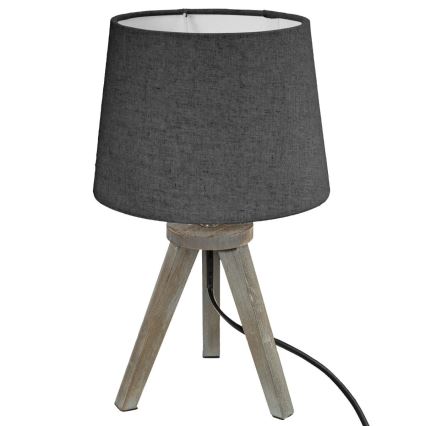 Atmosphera - Lámpara de mesa MINI 1xE14/25W/230V pino/gris