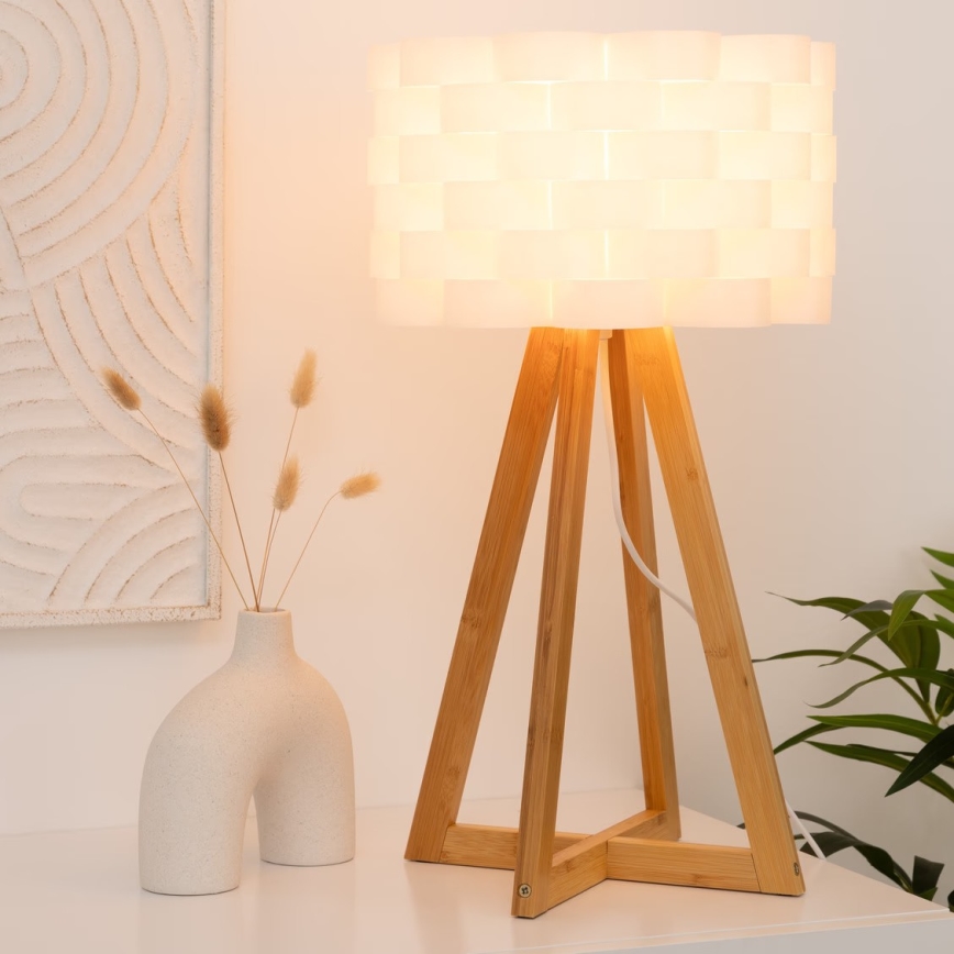 Atmosphera - Lámpara de mesa MOKI 1xE14/40W/230V bambú