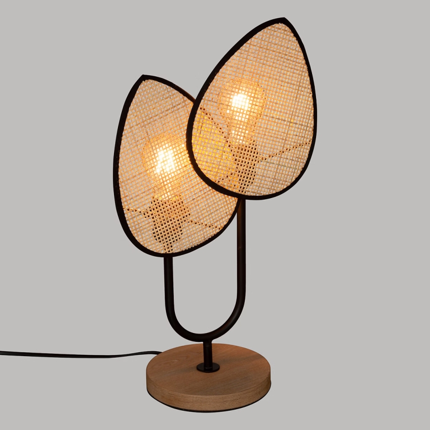 Atmosphera - Lámpara de mesa OLME 1xE27/40W/230V ratán