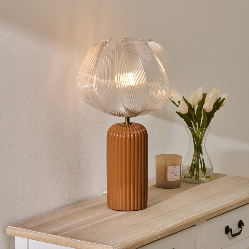 Atmosphera - Lámpara de mesa PHYLAS 1xE14/40W/230V naranja