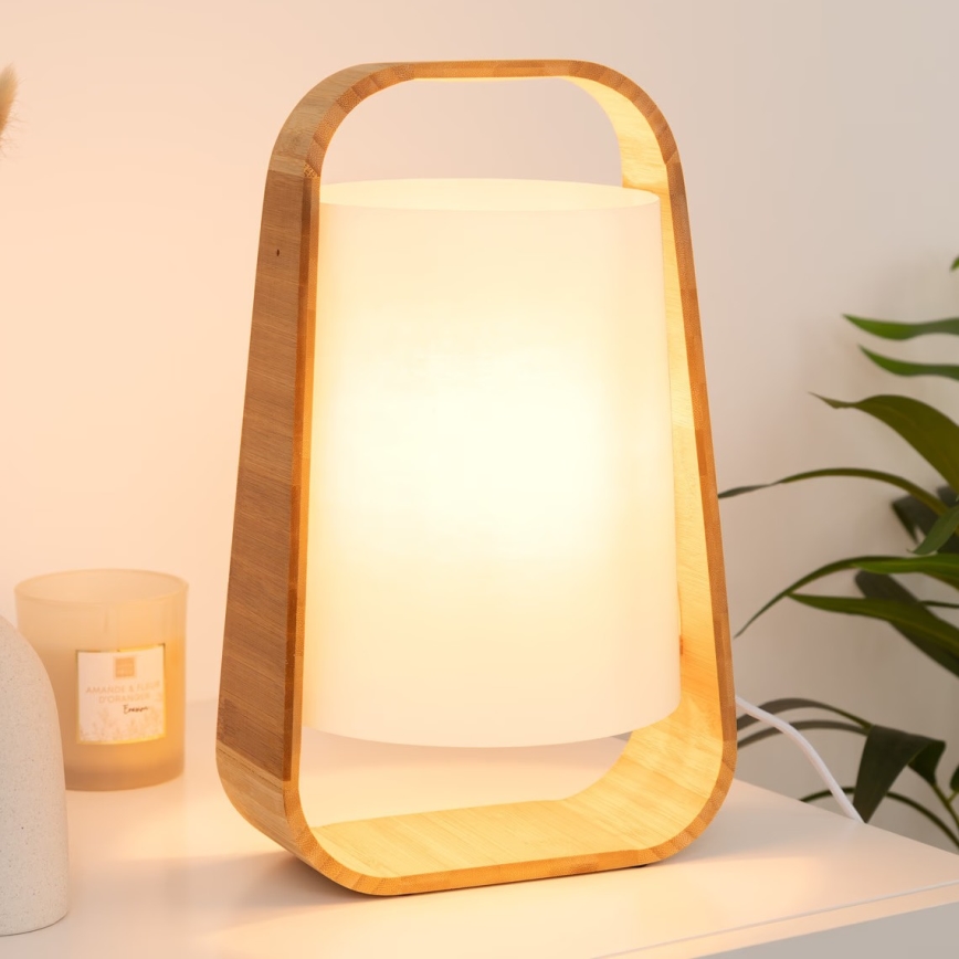 Atmosphera - Lámpara de mesa REX 1xE14/40W/230V bambú