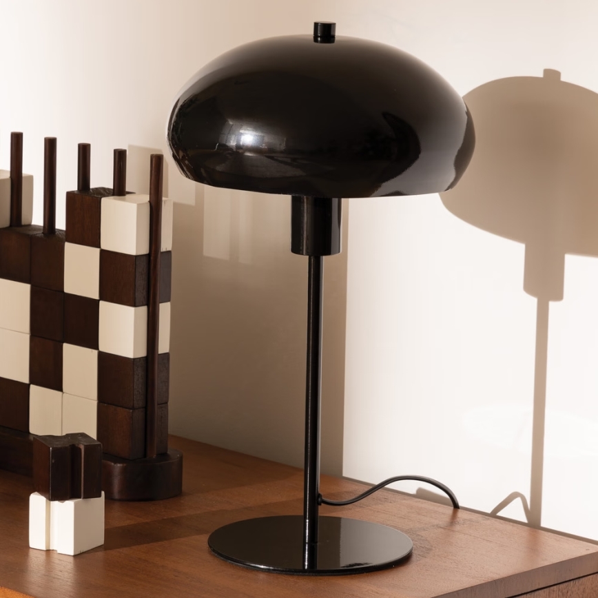 Atmosphera - Lámpara de mesa SAVIO 1xE14/25W/230V negro