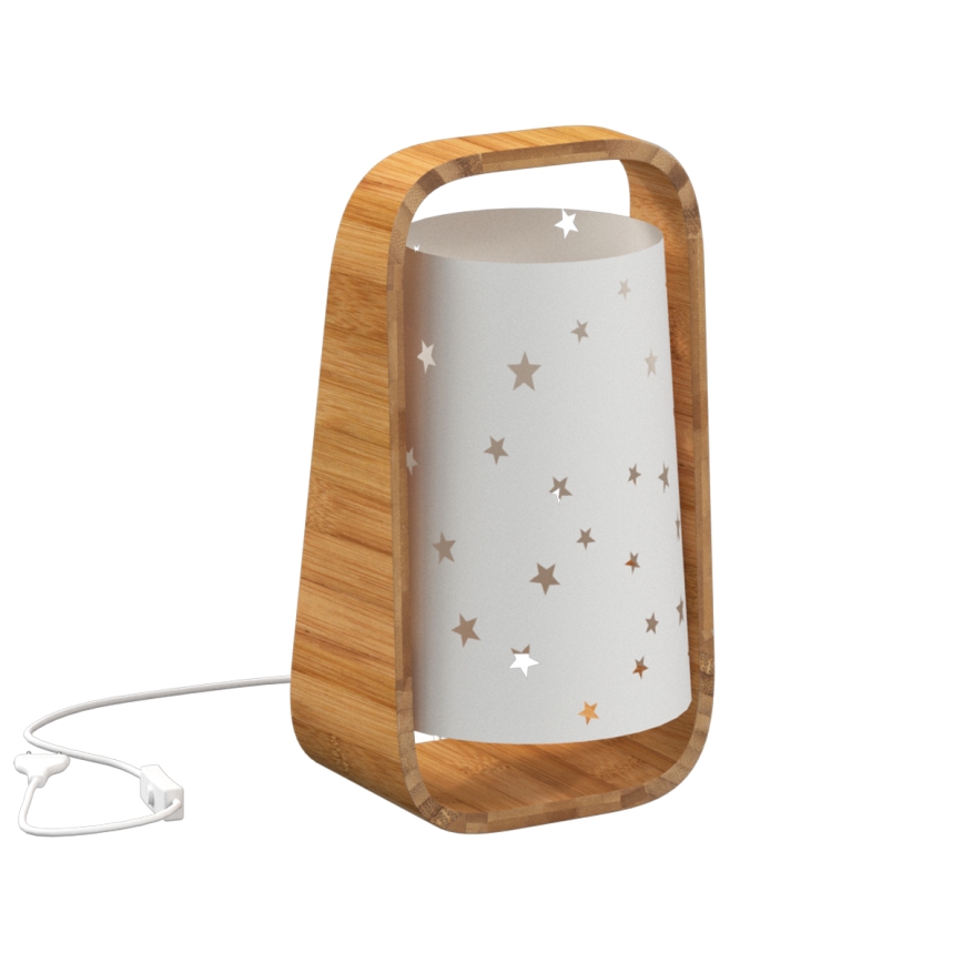 Atmosphera - Lámpara de mesa STARS 1xE14/40W/230V bambú
