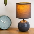 Atmosphera - Lámpara de mesa TIMÉO 1xE14/60W/230V azul/morada
