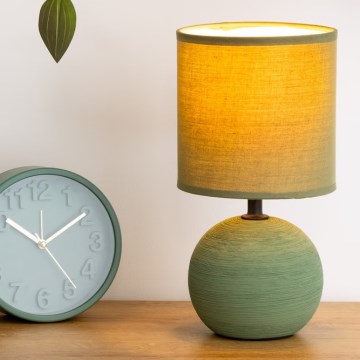 Atmosphera - Lámpara de mesa TIMÉO 1xE14/60W/230V khaki