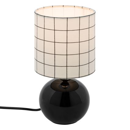 Atmosphera - Lámpara de mesa TIMÉO 1xE14/60W/230V negro/blanco