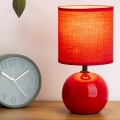 Atmosphera - Lámpara de mesa TIMÉO 1xE14/60W/230V roja