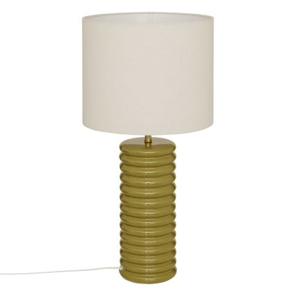 Atmosphera - Lámpara de mesa VINUS 1xE27/60W/230V kaki