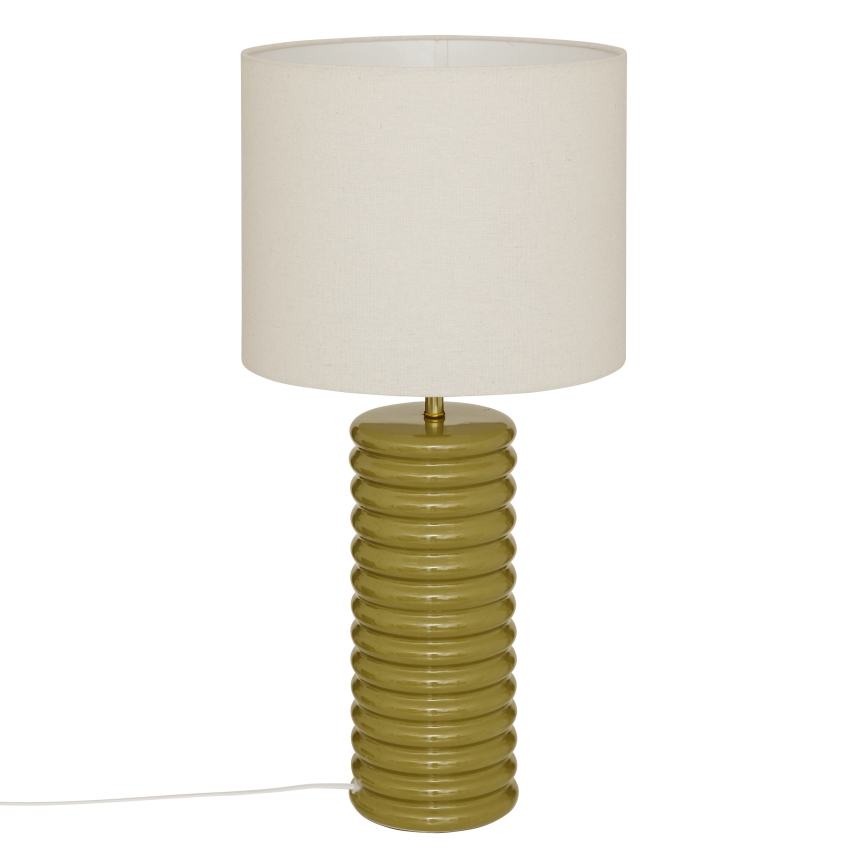 Atmosphera - Lámpara de mesa VINUS 1xE27/60W/230V kaki