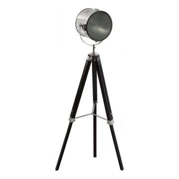 Atmosphera - Lámpara de pie EBOR 1xE27/25W/230V pino/cromo brillante