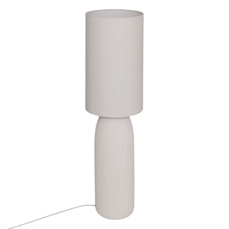 Atmosphera - Lámpara de pie KEYAH 1xE27/40W/230V 111 cm blanca