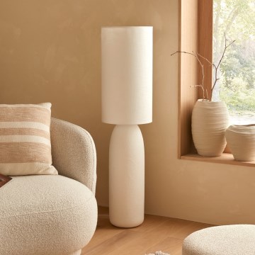 Atmosphera - Lámpara de pie KEYAH 1xE27/40W/230V blanca