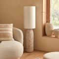 Atmosphera - Lámpara de pie KEYAH 1xE27/40W/230V gris