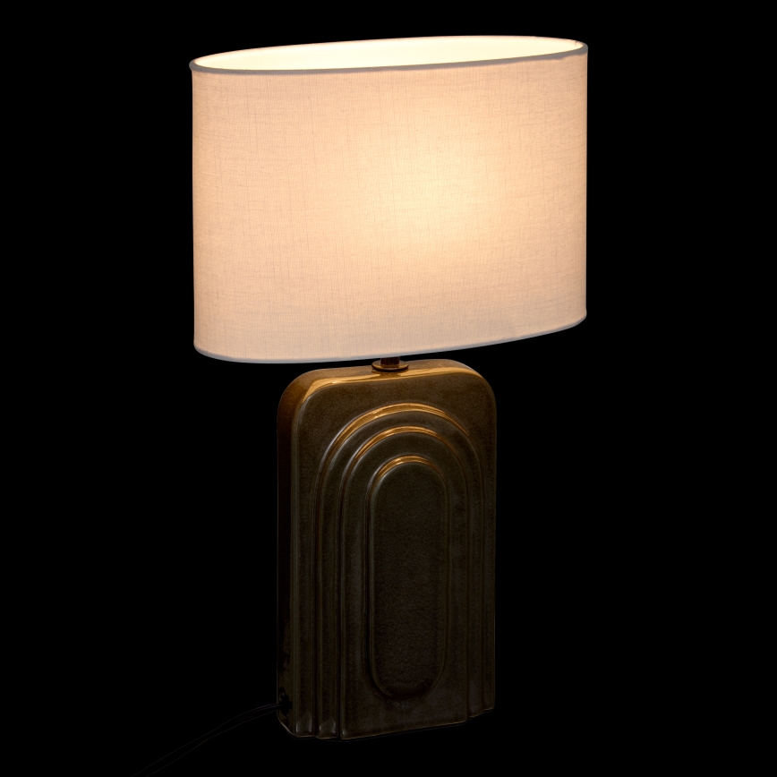 Atmosphera - Lámpara de sobremesa MONIA 1xE14/60W/230V negra/blanca