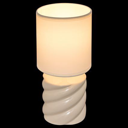 Atmosphera - Lámpara de sobremesa NOLY 1xE14/40W/230V beige