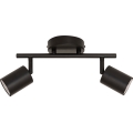 Atmosphera - Lámpara de superficie VICO 2xGU10/25W/230V negra