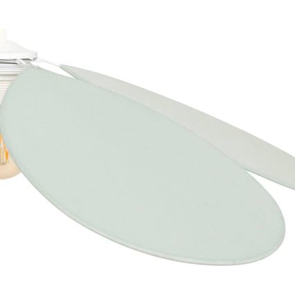 Atmosphera - Lámpara infantil colgante con cable NAYA 1xE27/40W/230V Ø 72 cm verde menta