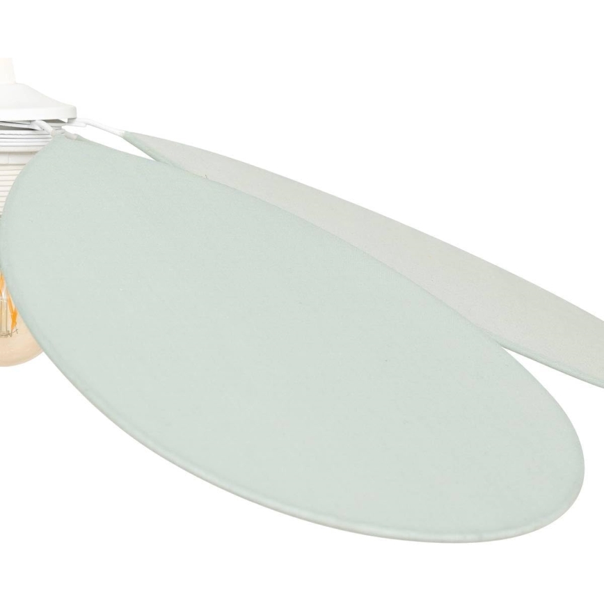 Atmosphera - Lámpara infantil colgante con cable NAYA 1xE27/40W/230V Ø 72 cm verde menta