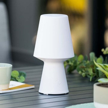 Atmosphera - LED Lámpara de mesa táctil de exterior regulable WIZA LED/5V 2400 mAh 23 cm IP44