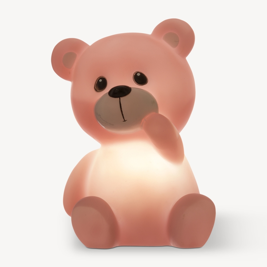 Atmosphera - LED Luz nocturna infantil TEDDY LED/3xLR44 rosa