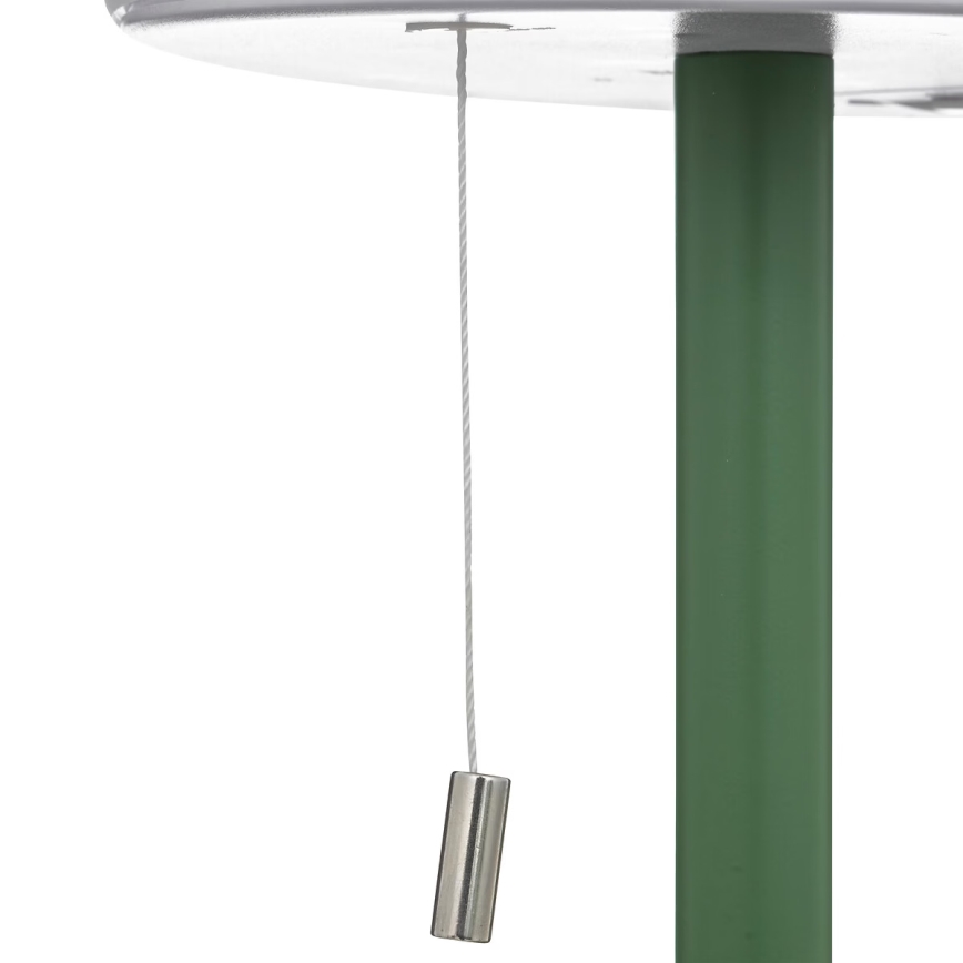 Atmosphera - Lámpara de mesa exterior LED RGBW recargable ZACK LED/3,7V 1200 mAh IP44 verde