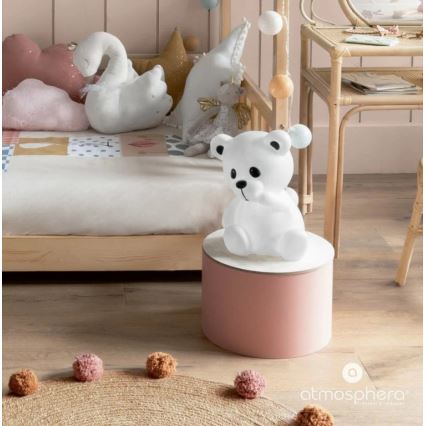 Atmosphera - Luz nocturna infantil LED TEDDY LED/3xAA blanca