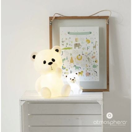 Atmosphera - Luz nocturna infantil LED TEDDY LED/3xAA blanca