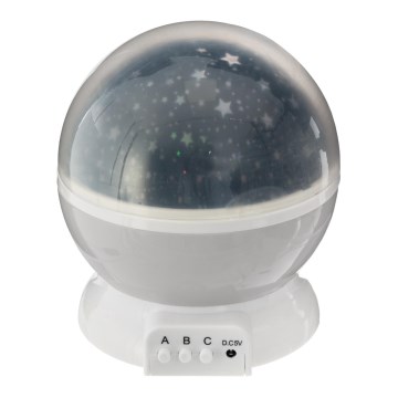 Atmosphera - Proyector infantil LED 3xAA gris