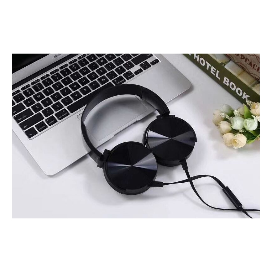Auriculares con cable y micrófono mini-jack C