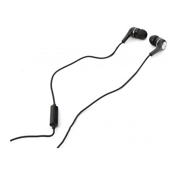 Auriculares FIESTA MIC MINI JACK 3,5mm negro