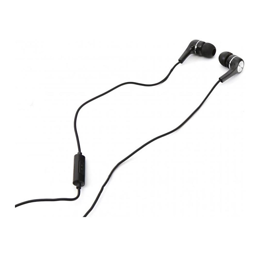 Auriculares FIESTA MIC MINI JACK 3,5mm negro