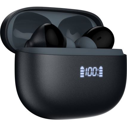 Auriculares inalámbricos con ANC+ENC 300mAh negro