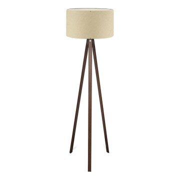 AYD 1xE27/40W/230V lámpara de pie beige/marrón