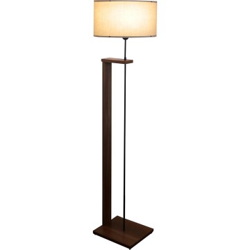 AYD 1xE27/40W/230V lámpara de pie beige/marrón